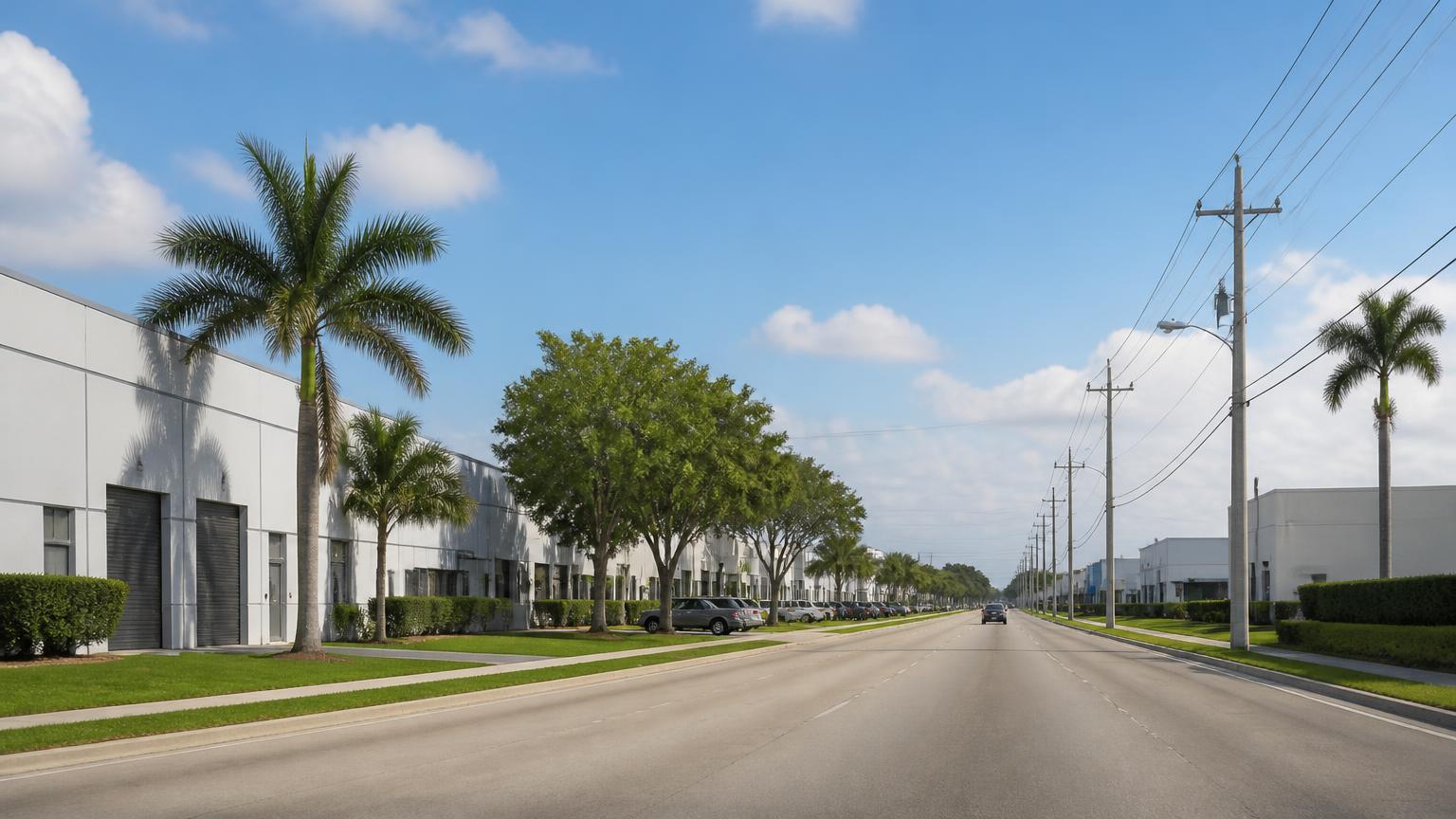 Warehouse and commercial buildings in Pembroke Park, Florida